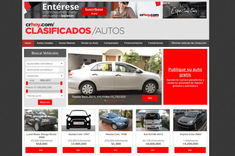 Crhoy.com/Autos (2014)